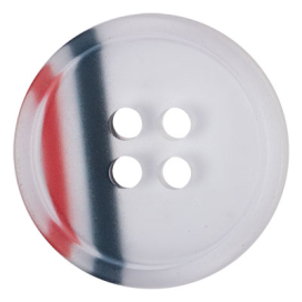 Пуговицы рубашечные/блузочные "Gamma" TAY 003 24" (15 мм)  10 шт D818/D839 светло-красный/грязно-син "Атекс" г. Пермь