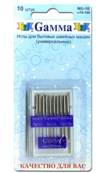 "GAMMA" NU-10 №70-100 ассорти универсальные 10шт "Атекс" г. Пермь
