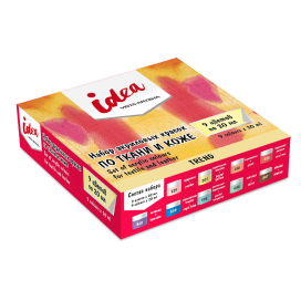 "VISTA-ARTISTA" idea Набор красок по ткани и коже ITAS-09 9 цв. 20 мл "Атекс" г. Пермь