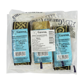 Лента жаккардовая 33 - 35 мм "Gamma" TRJA 3 х 3 м отделочная ассорти "Атекс" г. Пермь