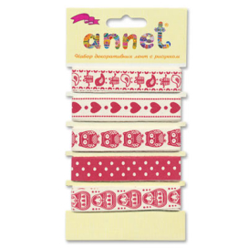 "Annet" Набор декоративных лент 16 мм LRS 5 цв "Атекс" г. Пермь