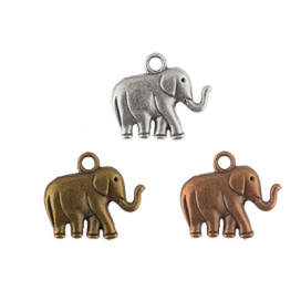 "Zlatka" Подвеска MFP-29 слон 1,8x2,1 см 2 шт "Атекс" г. Пермь
