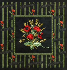 Ц-0512 "Цветущие маки" 33х33см "Атекс" г. Пермь