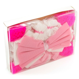 Набор свадебный С3591Г17/15 мод 15 гирлянда из сетки 1шт подвязка для невесты 1шт лента 1шт.х2м "Атекс" г. Пермь