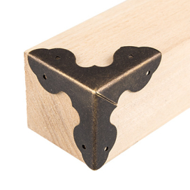 "Mr. Carving" MMG-004 фурнитура для шкатулок "уголок" 3.3 x 3.3 см 4 шт "Атекс" г. Пермь