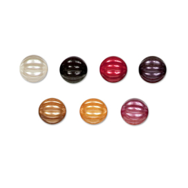 Бусины "Zlatka" пластик PFB-06 19мм 10шт "Атекс" г. Пермь