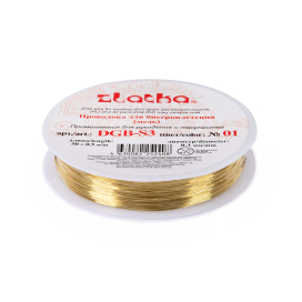 "Zlatka" Проволока для бисера DGB-S3 0.3 мм 50 м "Атекс" г. Пермь