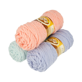 Пряжа ADELIA "MIMI" 100% полиэстер 100 г 80 м ± 4 м "Атекс" г. Пермь