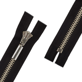 Молния металл GM-881 18 см тип 8 никель неразъёмная однозамковая "Gamma" "Атекс" г. Пермь