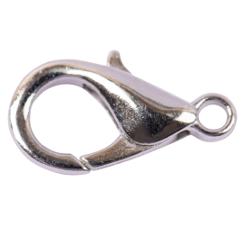 Замок для бус "карабин" средний DS-01 12 мм 100 шт ±4 шт "Zlatka" "Атекс" г. Пермь