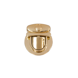 "Gamma" LBZ-9G замок для сумки 40 х 35 мм 1 шт под золото "Атекс" г. Пермь