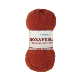 Пряжа Камтекс "Воздушная" 50% акрил, 25% шерсть, 25% мериносовая шерсть 100 г 370 м "Атекс" г. Пермь