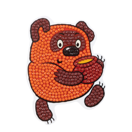 Кристальная (алмазная) мозаика "ФРЕЯ" CMF-ALVM-098  магнит "Винни-Пух" 7.5 х 10 см "Атекс" г. Пермь