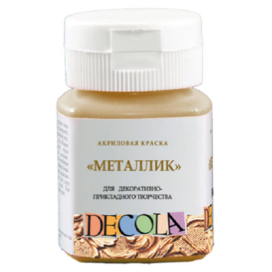 "DECOLA" Краски акриловые "металлик" 50 мл "Атекс" г. Пермь