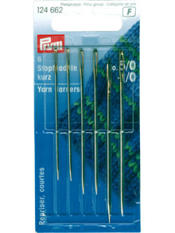 "PRYM" для штопки 124662 6шт №5/0-1/0 короткие "Атекс" г. Пермь