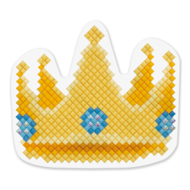 "ФРЕЯ" ALVM-036 Кристальная мозаика (алмазная вышивка) магнит "Корона" 7.5 х 6.5 см "Атекс" г. Пермь