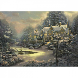 Алмазная мозаика BE-150 Зимний вечер 36х46 см "Атекс" г. Пермь