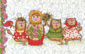 ВК-1037 "Матрешкина вечеринка" 33x22 см "Атекс" г. Пермь