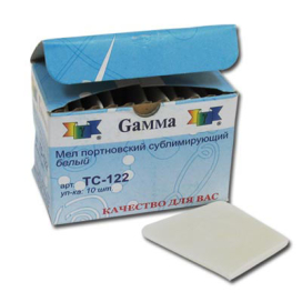 "GAMMA" Мел портн. сублимирующий TC-122 10шт белый "Атекс" г. Пермь