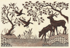 Ж-1295 "Олени у реки" "Атекс" г. Пермь