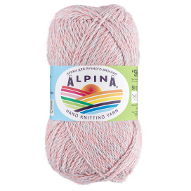 Пряжа ALPINA "SHEBBY" 100% хлопок 50 г 150 м ± 7 м "Атекс" г. Пермь