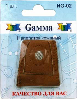 "GAMMA" Наперсток NG-02 блистер кожаный "Атекс" г. Пермь