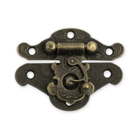 "Mr. Carving" MMG-048 фурнитура для шкатулок "замок" 1 шт в пакете с картонным еврослотом №02 бронза "Атекс" г. Пермь