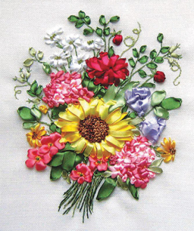 Ц-0909 "Букет с подсолнухом" "Атекс" г. Пермь