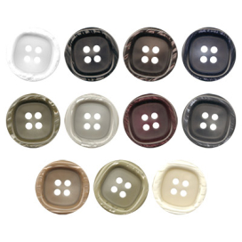 Пуговицы костюмные с проколами "GAMMA" RM 0015   24 " ( 15 мм)  36 шт  СК "Атекс" г. Пермь