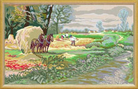 Канва (S) 50х80см S-24 "Сенокос" "Атекс" г. Пермь