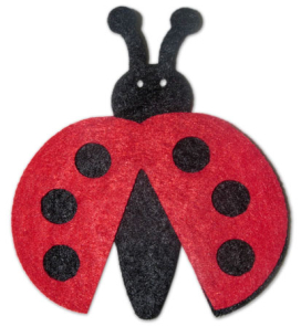 Изделия из фетра "Божья коровка" 80х70мм 5шт красный "Атекс" г. Пермь