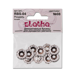 Рондель RBS-04 12 мм 10 шт "Zlatka"  СК/Распродажа  "Атекс" г. Пермь