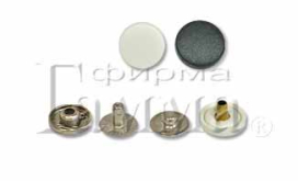 Кнопки с пласт. верхом "альфа" d 12.5мм 60шт ±2шт "Атекс" г. Пермь