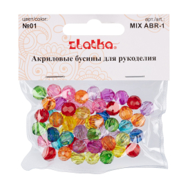 "Zlatka" МИКС (MIX) акрил АБР (ABR)-1 10 мм 25 г "Атекс" г. Пермь