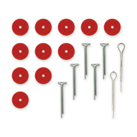 "HobbyBe" NCF-12 Набор креплений фибра d 12 мм ± 0.1 для суставов мишек Тедди "Атекс" г. Пермь