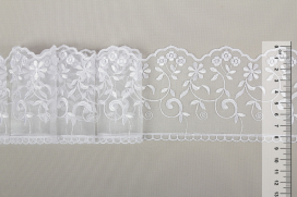 Кружево "Gamma" "органза" 85 мм 52657 в пакете 8.8 м ± 0.2 Турция "Атекс" г. Пермь