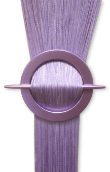 Подхват для штор пластик плоский "круг" 10 см 2 шт "Атекс" г. Пермь