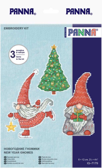 IG-7179 "Новогодние гномики" 6x12 см "Атекс" г. Пермь