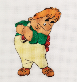 "Klart" набор для вышивания CMF-8-574 "Карлсон" 11  х 15  см "Атекс" г. Пермь