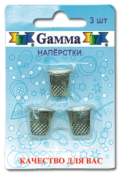 "GAMMA" Наперсток ТВ-03 3 шт в блистере "Атекс" г. Пермь