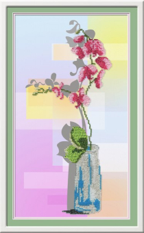 Набор бисером "М.П.студия" БГ-180 "Орхидея"32х18 см "Атекс" г. Пермь