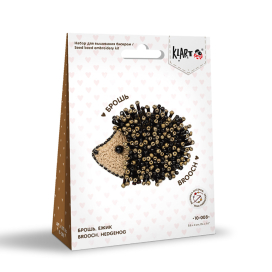 10-008 "Брошь. Ежик" 5.5 x 4 см "Атекс" г. Пермь