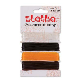 "Zlatka" Эластичный шнур ETS-10 d 1 мм 4 шт "Атекс" г. Пермь