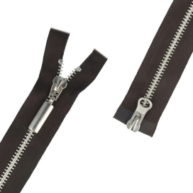 Молния металл GM-852 75 см тип 5 никель разъёмная двухзамковая "Gamma" "Атекс" г. Пермь