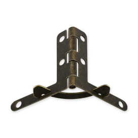 "Mr. Carving" MMG-066 фурнитура для шкатулок "уголок" 2 шт впакете с картонным еврослотом №02 бронза "Атекс" г. Пермь