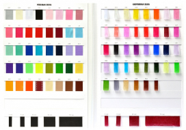 Карта цветов капроновой и репсовой лент IDEAL "Атекс" г. Пермь