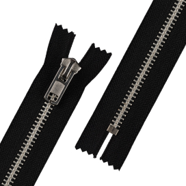 Молния металл ZIP 8N 18 см тип 8 никель неразъёмная "Gamma" "Атекс" г. Пермь