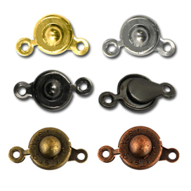 Замок для бус "шар" DC-020 50 шт ± 2 шт "Zlatka" СК "Атекс" г. Пермь