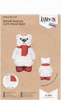 8-500 "Белый мишка" 6.5 x 10 см "Атекс" г. Пермь