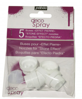 "PEBEO" Набор кэпов decoSpray  для краски с эффектом гранита 5 шт 094024 "Атекс" г. Пермь